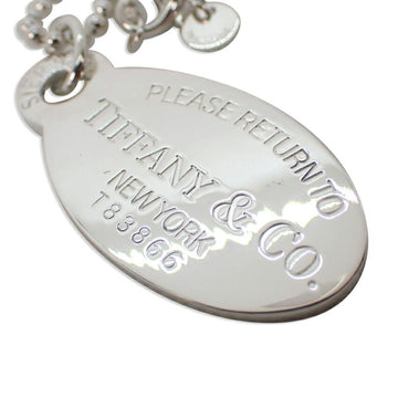 TIFFANY 925 return to oval tag long pendant