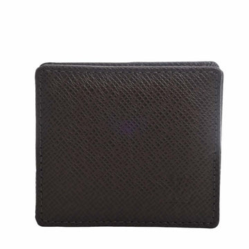 LOUIS VUITTON Taiga Portomone Poite Coin Case M30388 Brown Men's