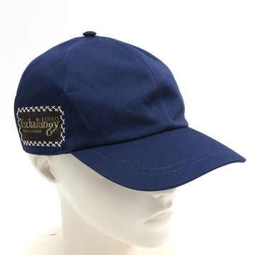 GUCCI baseball cap M size cotton navy