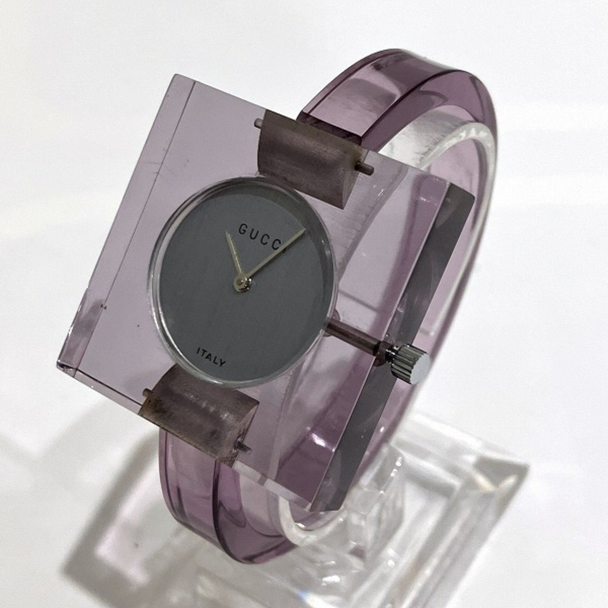 Gucci sales lucite watch