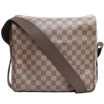 LOUIS VUITTON Shoulder Bag Damier Naviglio N45255 Brown Women's Canvas