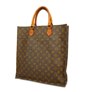 LOUIS VUITTON Tote Bag Monogram Sack Plastic M51140 Brown Men Women Unisex