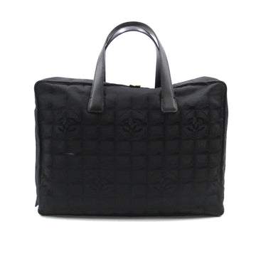 CHANEL New Travel Line Document Case Black Nylon A15974