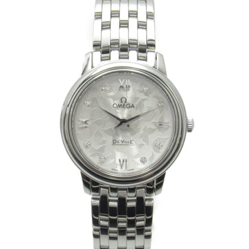 OMEGA Devil Prestige Butterfly 8P Diamond Wrist Watch Watch Wrist Watch 424.10.27.60.52.001 Quartz Silver Stainless 424.10.27.60.52.001