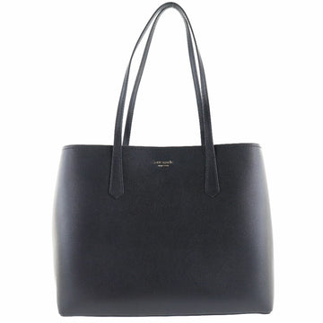 KATE SPADE spade tote bag leather black ladies