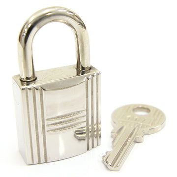 HERMES Cadena Silver Metal Ladies Padlock