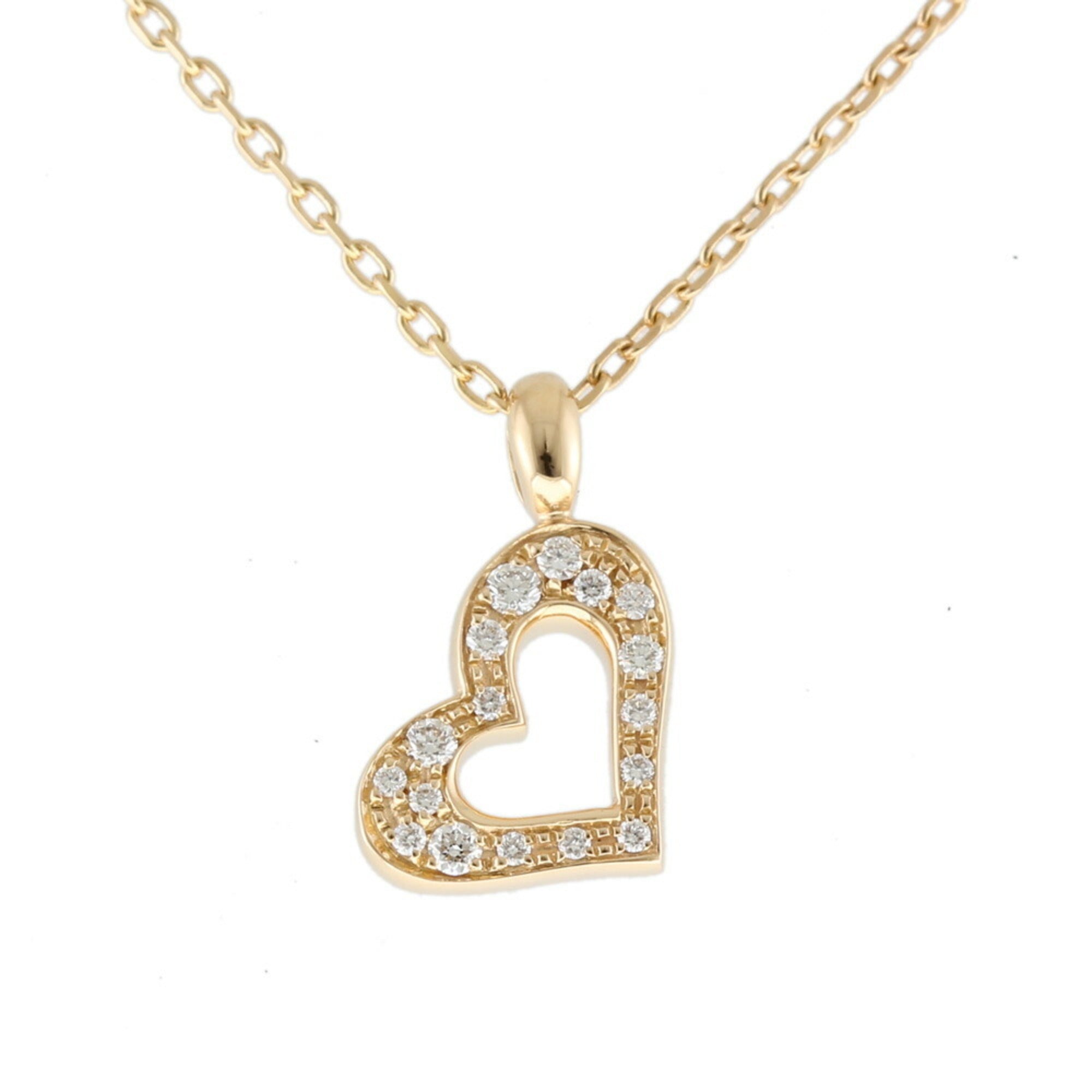 PIAGET Limelight Diamond Necklace 18K K18 Pink Gold Women s