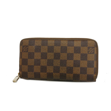 LOUIS VUITTONAuth  Damier Zippy Wallet N60015 Women's Long Wallet [bi-fold]