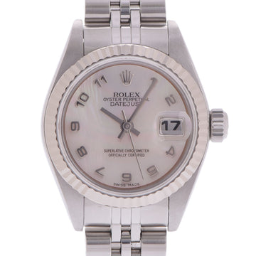 Rolex Datejust 79174NA Ladies WG / SS Watch Automatic Pink Shell Dial