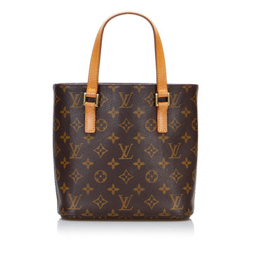 LOUIS VUITTON Monogram Vavin PM Handbag M51172 Brown PVC Leather Ladies