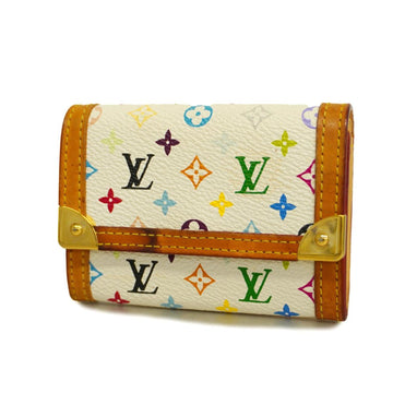 LOUIS VUITTON Wallet/Coin Case Monogram Multicolor Portomone Pla M92657 Bronze Ladies