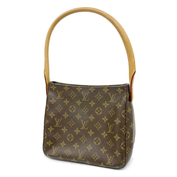 LOUIS VUITTON Shoulder Bag Monogram Looping MM M51146 Brown Ladies