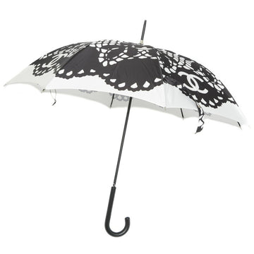 CHANEL Umbrella Coco Mark Black/White 60cm