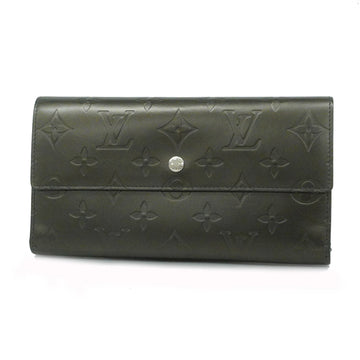 LOUIS VUITTONAuth  Monogram Mat Porto Tresor International M65102 Unisex Wallet