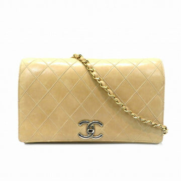 CHANEL matelasse double stitch lambskin 0 series vintage bag shoulder ladies