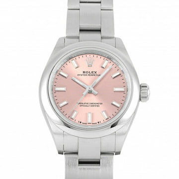 ROLEX Oyster perpetual 28 276200 pink dial watch ladies