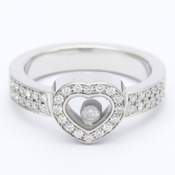 CHOPARD Happy Diamonds 82/4355 White Gold [18K] Fashion Diamond Band Ring Silver