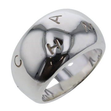 CHANEL Ring Wide Silver 925 Upper No. 12 Lower 15 Women's