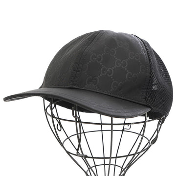 GUCCI GG nylon mesh cap black 510950 M/58 size