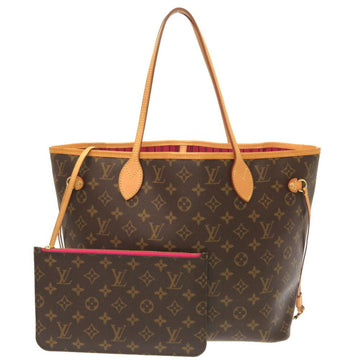 Louis Vuitton Monogram Neverfull MM Fusha M40996 Tote Bag LV 0066 LOUIS VUITTON