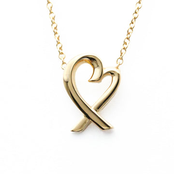 TIFFANY Loving Heart Pink Gold [18K] No Stone Women,Men Fashion Pendant Necklace [Pink Gold]