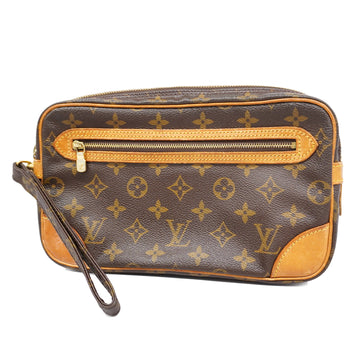 LOUIS VUITTONAuth  Monogram Marley Dragonne GM M51825 Unisex Clutch Bag