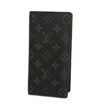 LOUIS VUITTONAuth  Monogram Eclipse Portofeuil Brother M61697 Men's Long Wallet