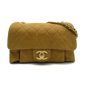 CHANEL Matelasse ChainShoulder Brown leather