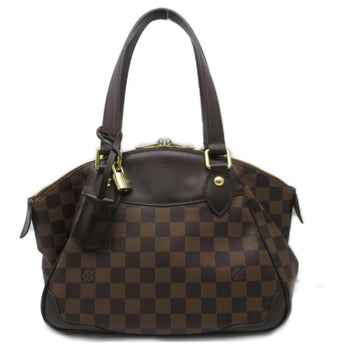 LOUIS VUITTON Verona PM Shoulder Bag Brown Damier PVC coated canvas N41117