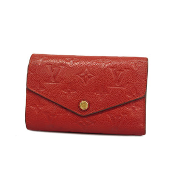 LOUIS VUITTONAuth  Monogram Empreinte Portofeuil Curies Compact M60735 Wallet