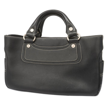 CELINE[3yc2445]Auth  handbag boogie bag leather black silver metal