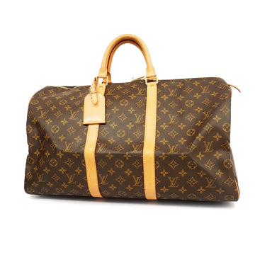 LOUIS VUITTONAuth  Monogram Keepol 50 M41426 Men,Women,Unisex Boston Bag