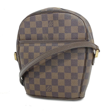 LOUIS VUITTON Shoulder Bag Damier Ipanema PM N51294 Ebene Ladies