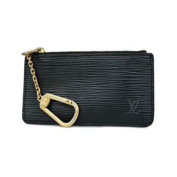 LOUIS VUITTONAuth  Epi Pochette Clefs M63802 Unisex Coin Purse/coin Case Noir