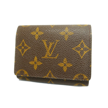 LOUIS VUITTONAuth  Monogram Amberop Cult De Visit M62920 Business Card Case