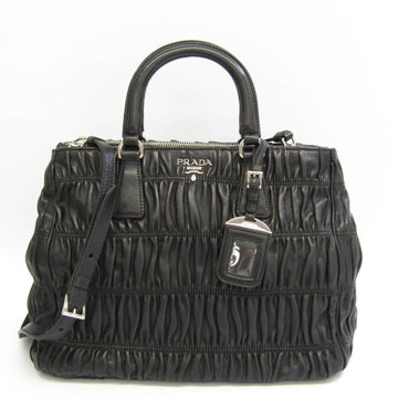Prada B2599L Women's Nappa Leather Handbag Nero