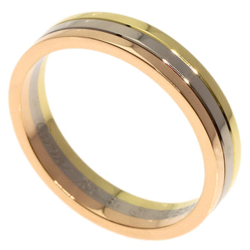 CARTIER Three Color #65 Ring K18 Yellow Gold/K18WG Unisex