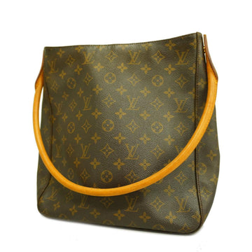 LOUIS VUITTON Shoulder Bag Monogram Looping GM M51145 Brown Ladies