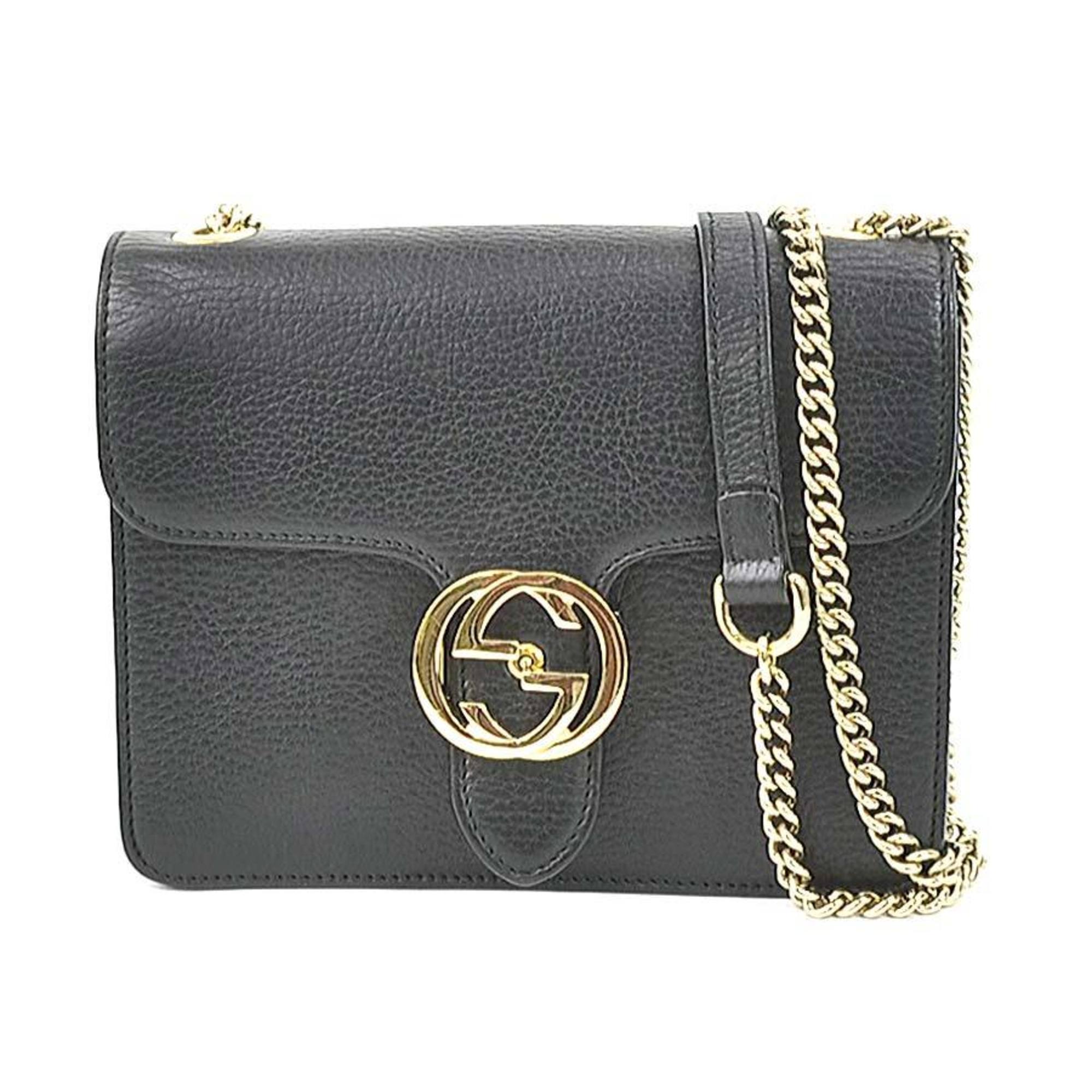 Black and discount gold gucci bag