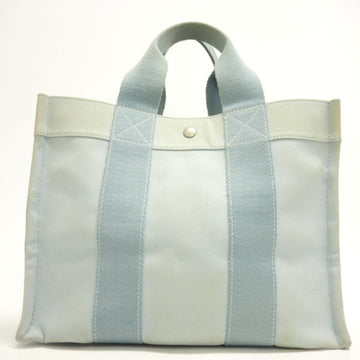 HERMES/ Coquillage PM Tote Bag Blue Unisex