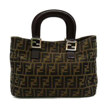 FENDI Handbag Brown canvas 26693