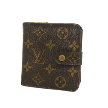 LOUIS VUITTONAuth  Monogram Compact Zip M61667 Wallet [bi-fold]