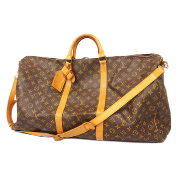 LOUIS VUITTONAuth  Monogram Keepall Bandouliere 60 M41412 Men,Women Boston Bag