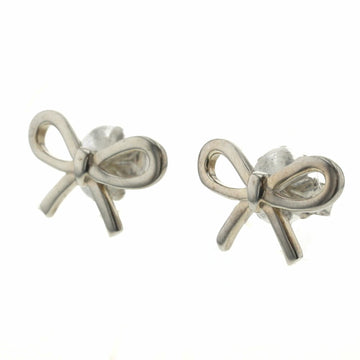 TIFFANY Earrings Bow Ribbon Silver 925 Ladies &Co.