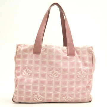 CHANEL/ New Travel Line Coco Mark Tote Bag Pink Ladies