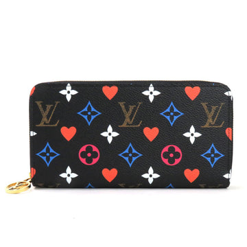 Louis Vuitton Round Wallet Game On Monogram 2021 Cruise Collection Zippy Noir Black Canvas Ladies M80323