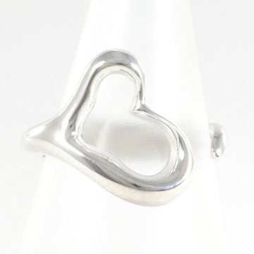 TIFFANY Open Heart Silver Ring No. 13 Box Bag Total Weight Approx. 4.6g Jewelry