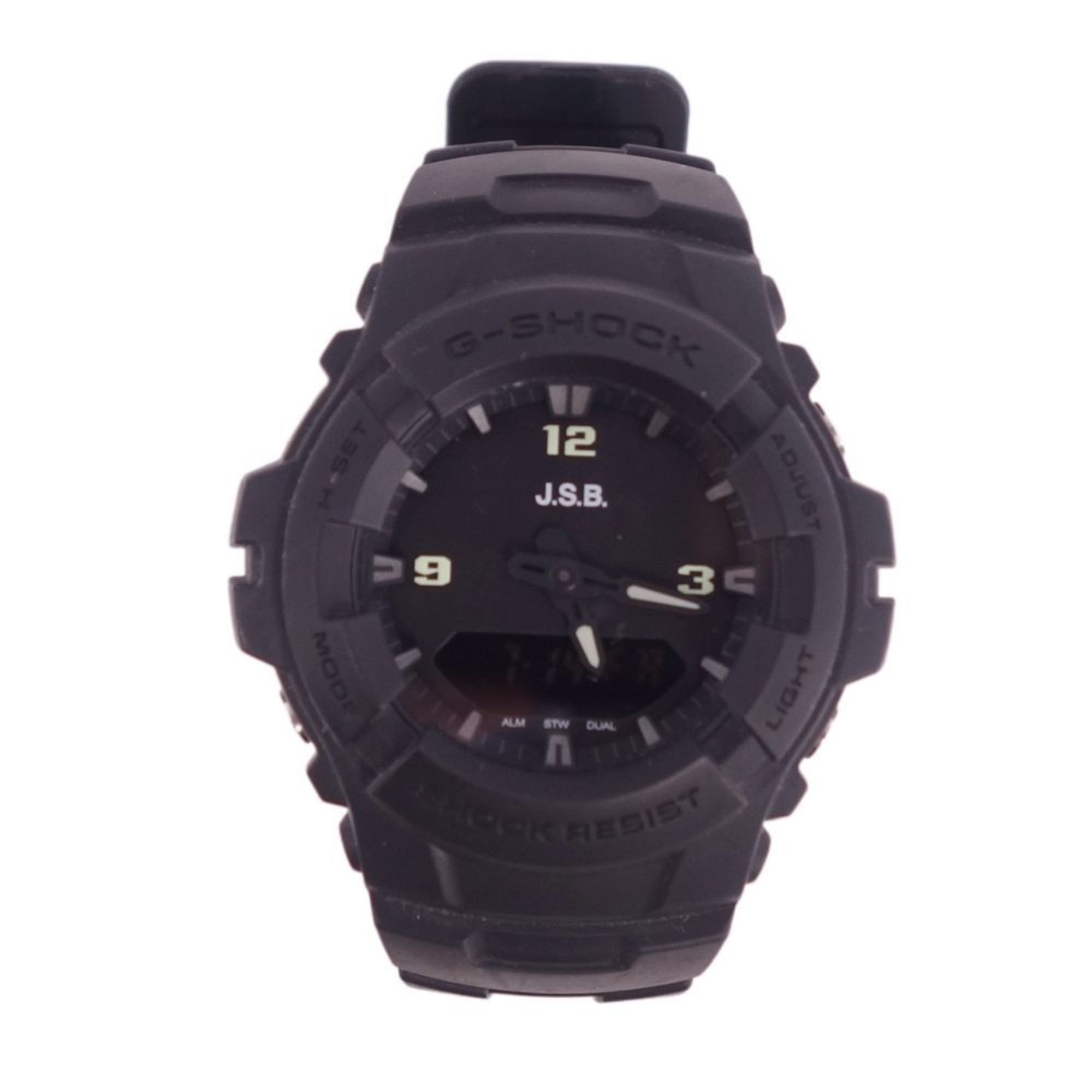 CASIO G-Shock G-SHOCK J.S.B G100 watch rubber men's black