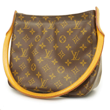 LOUIS VUITTON Shoulder Bag Monogram Looping MM M51146 Brown Ladies