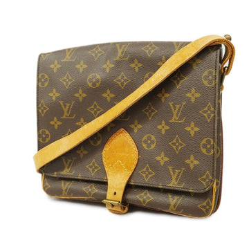 LOUIS VUITTON Shoulder Bag Monogram Cartesiere GM M51252 Brown Ladies